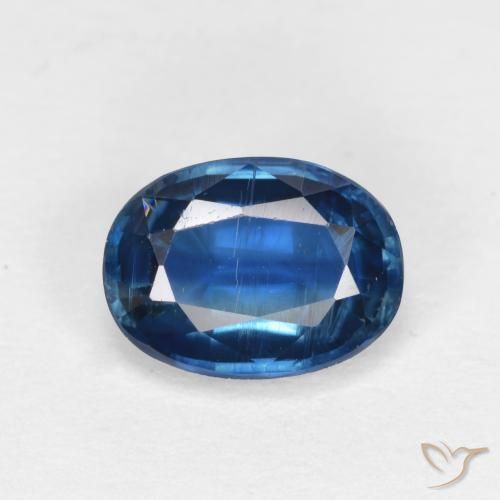 Cianita azul natural 1,71ct, corte oval, VS-SI