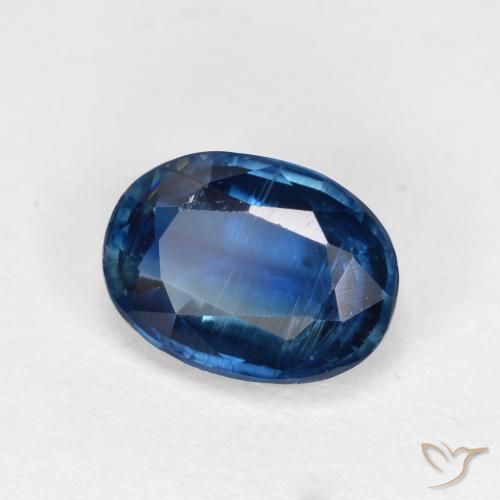 Cianita azul natural 1,71ct, corte oval, VS-SI