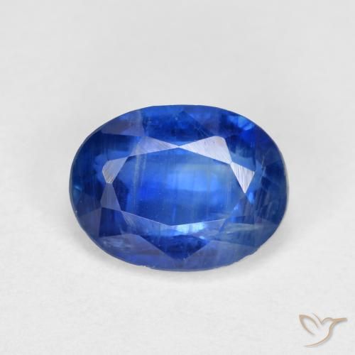 Cianita azul natural 1,84ct, corte oval, SI