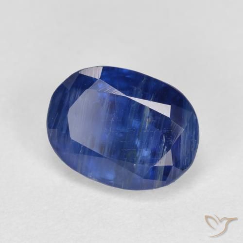 Dianita Azul profundo Natural 1.81ct, Corte Oval, SI-I1
