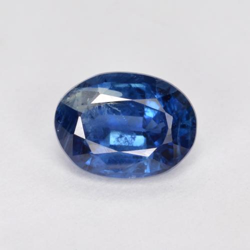 Cianita azul natural 1,71ct, corte oval, SI