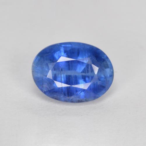 Cianita azul natural 1,66ct, corte oval, VS-SI