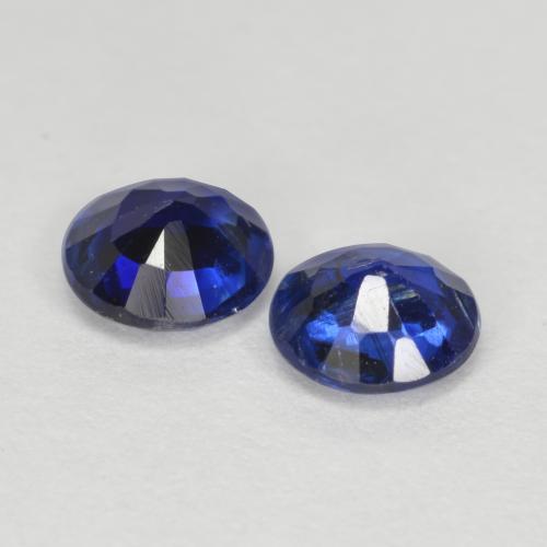 Pedras preciosas de Dianita Azul Azure Profundo natural de 1.10 ct, Corte Redondo, SI