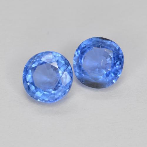 Pedras preciosas de Dianita Azul claro natural de 0.74 ct, Corte Redondo, SI