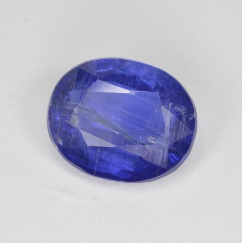 Cianita azul natural 3,05ct, corte oval, SI