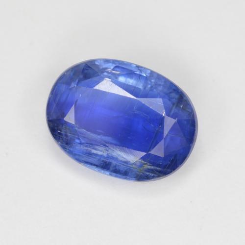 Cianita azul natural 3,26ct, corte oval, SI