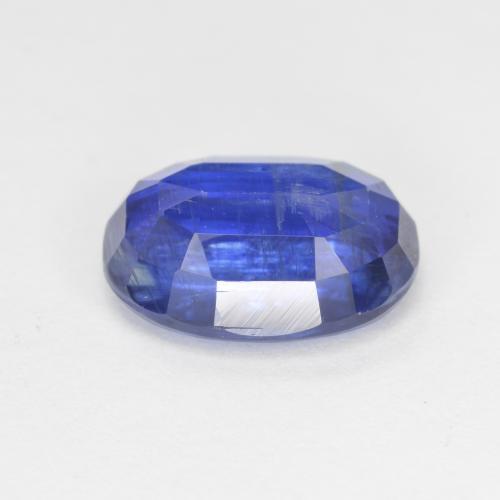 Cianita azul natural 3,26ct, corte oval, SI