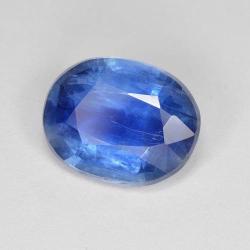 Cianita azul natural 3,24ct, corte oval, SI
