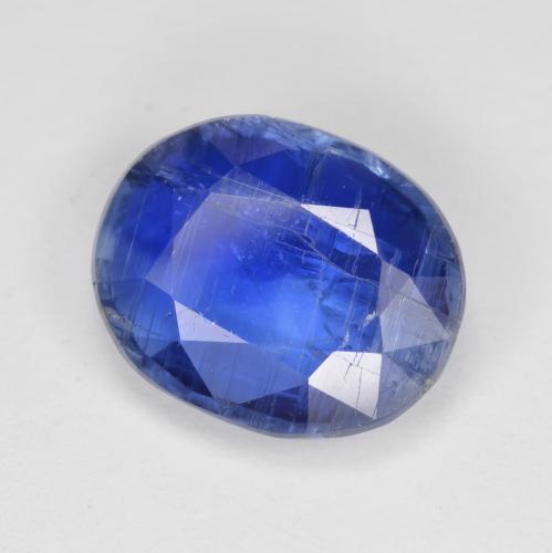 Dianita Azul profundo Natural 4.04ct, Corte Oval, SI
