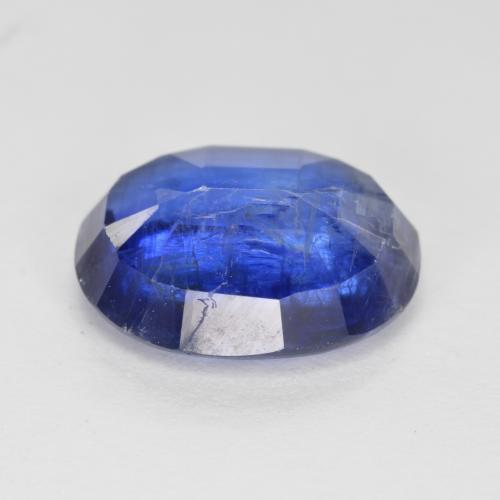 Dianita Azul profundo Natural 4.04ct, Corte Oval, SI