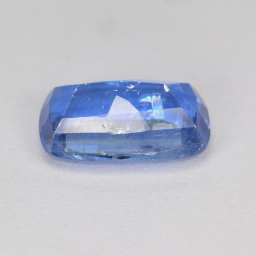 Cianita azul natural 3,10ct, almofada cortada, SI