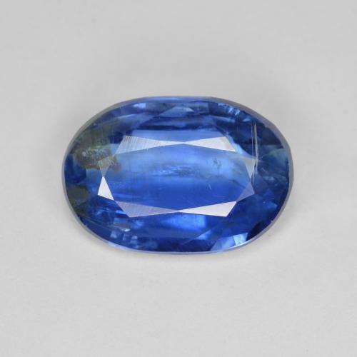 Dianita Azul escuro Natural 4.31ct, Corte Oval, SI