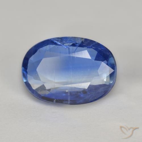 Cianita azul natural 2,71ct, corte oval, SI-I1