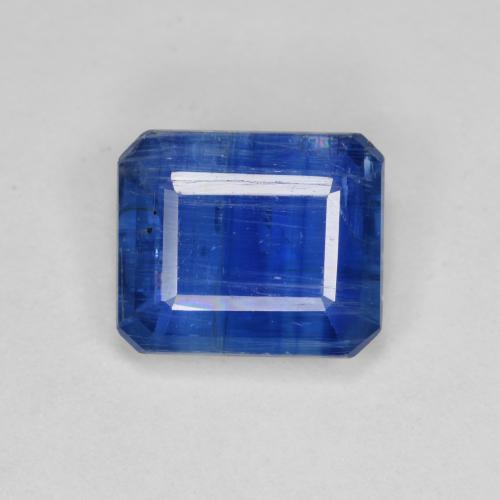 Dianita Azul profundo Natural 3.20ct, Corte Esmeralda, SI