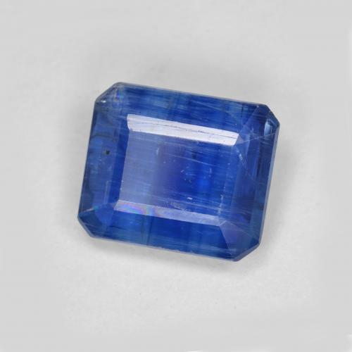 Dianita Azul profundo Natural 3.20ct, Corte Esmeralda, SI