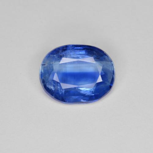 Dianita Azul profundo Natural 2.93ct, Corte Oval, SI