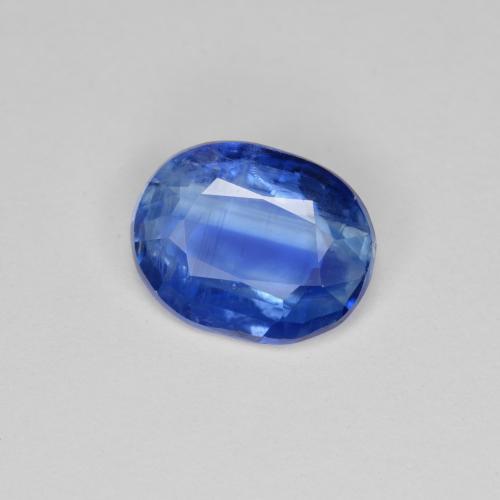 Dianita Azul profundo Natural 2.93ct, Corte Oval, SI