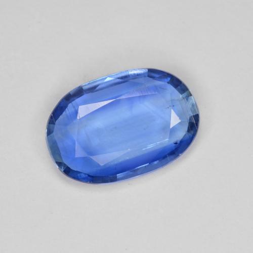 Cianita azul natural 3,04ct, corte oval, VS-SI