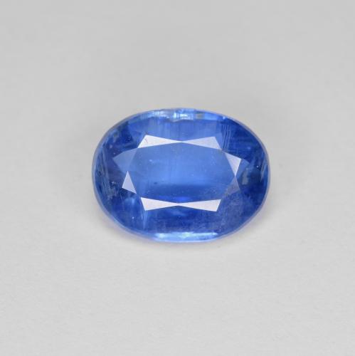 Cianita azul natural 3,12ct, corte oval, VS-SI