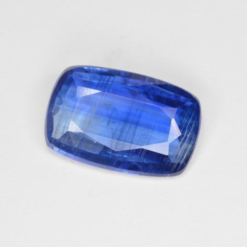 Dianita Azul escuro Natural 3.75ct, Almofada cortada, SI