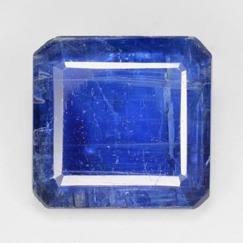 Dianita Azul escuro Natural 10.42ct, Corte Esmeralda, SI