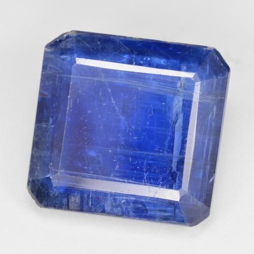 Dianita Azul escuro Natural 10.42ct, Corte Esmeralda, SI