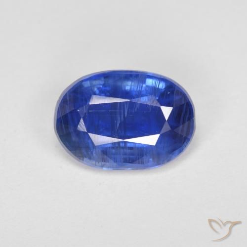 Dianita Azul profundo Natural 3.06ct, Corte Oval, SI
