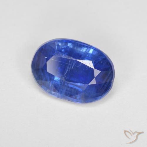 Dianita Azul profundo Natural 3.06ct, Corte Oval, SI