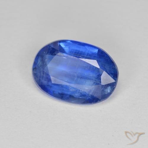 Cianita azul natural 2,72ct, corte oval, SI