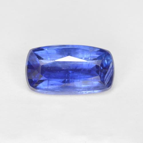Cianita azul natural 2,68ct, almofada cortada, SI