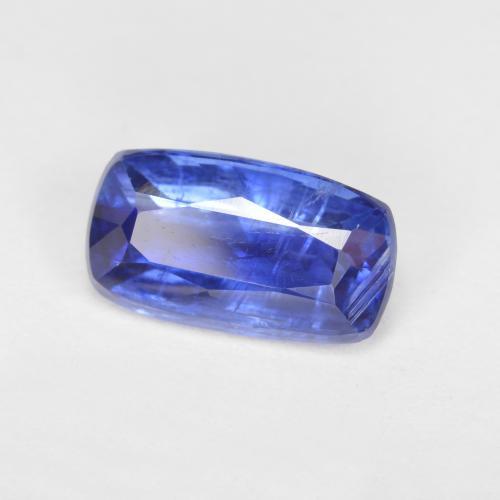Cianita azul natural 2,68ct, almofada cortada, SI