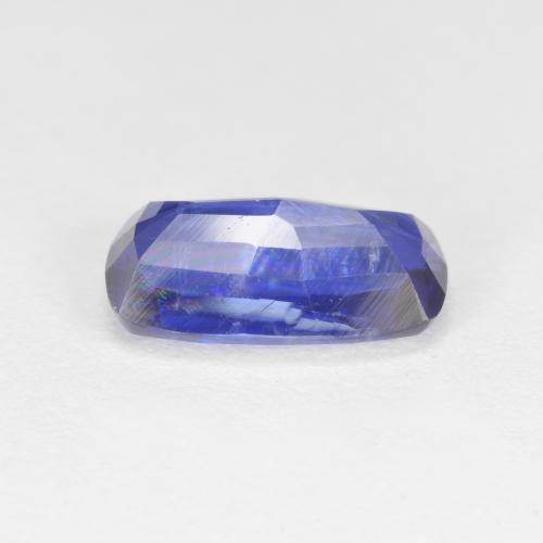 Cianita azul natural 2,68ct, almofada cortada, SI