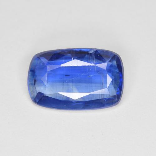 Cianita azul natural 2,94ct, almofada cortada, SI