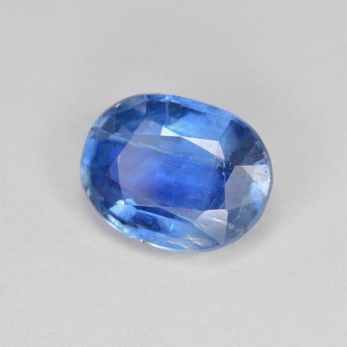 Cianita azul natural 3,46ct, corte oval, SI