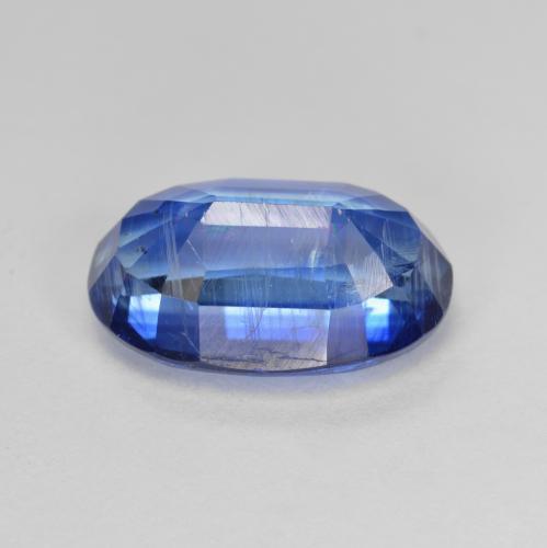 Cianita azul natural 5,62ct, corte oval, SI