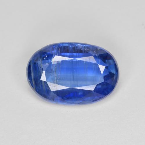Dianita Azul profundo Natural 3.11ct, Corte Oval, SI