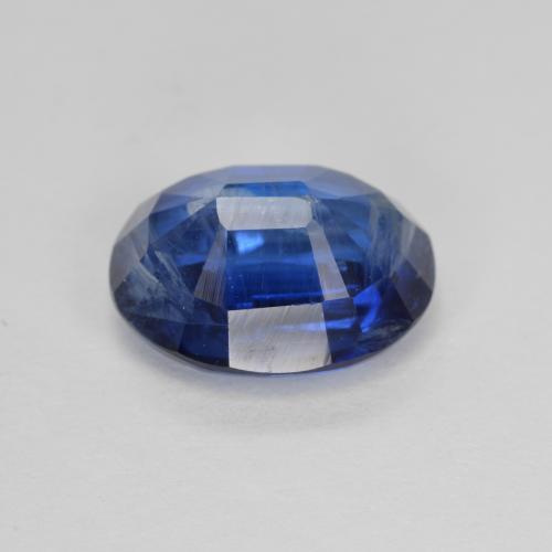 Cianita azul natural 3,38ct, corte oval, SI