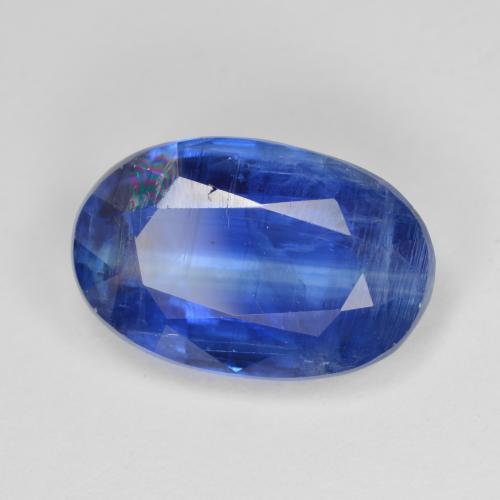 Cianita azul natural 7,12ct, corte oval, SI