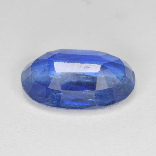 Cianita azul natural 7,12ct, corte oval, SI