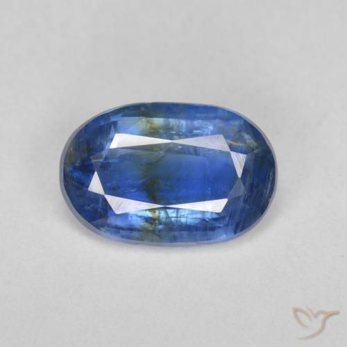3.20ct Natural Azul profundo Dianita, oval, SI-I1