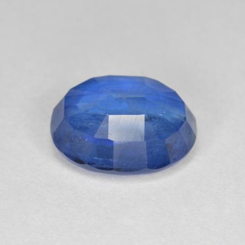 Cianita azul natural 3,86ct, corte oval, SI-I1