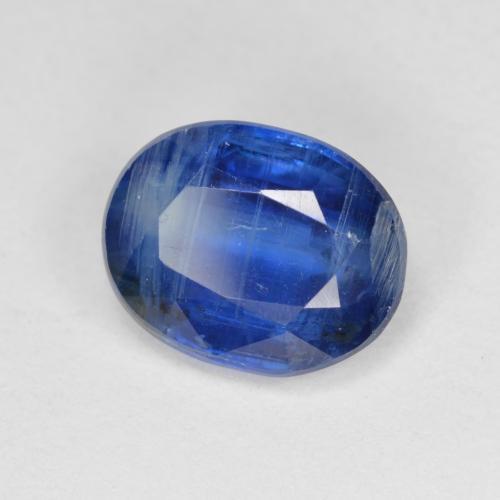 Cianita azul natural 3,48ct, corte oval, VS-SI