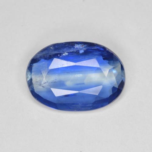 Cianita azul natural 3,65ct, corte oval, SI-I1