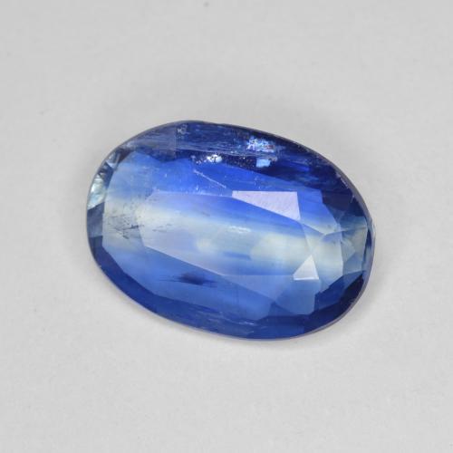 Cianita azul natural 3,65ct, corte oval, SI-I1