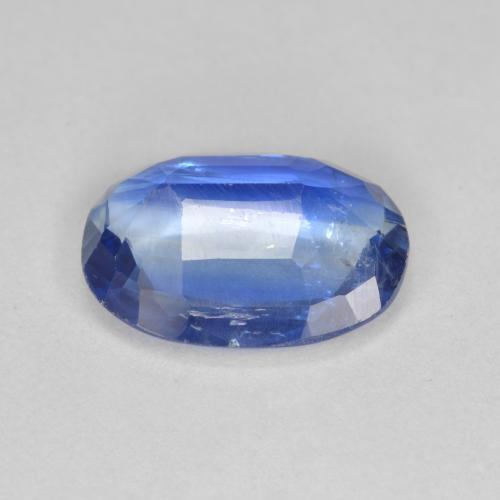 Cianita azul natural 3,65ct, corte oval, SI-I1
