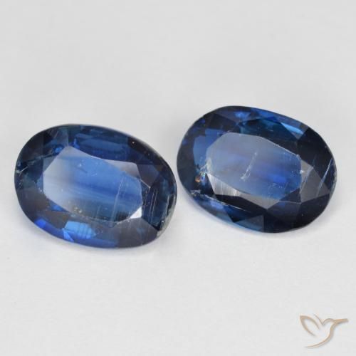 Pedras preciosas de Dianita Azul-marinho natural de 2.86 ct, oval, VS-SI