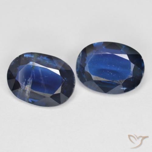 Pedras preciosas de Dianita Azul-marinho natural de 2.65 ct, oval, VS-SI