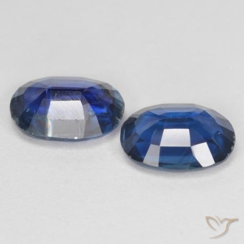 Pedras preciosas de Dianita Azul-marinho natural de 2.65 ct, oval, VS-SI