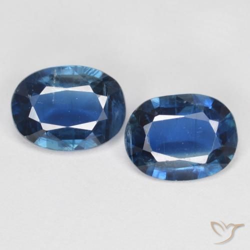 Pedras preciosas de Dianita Azul-marinho natural de 2.66 ct, Corte Oval, VS-SI