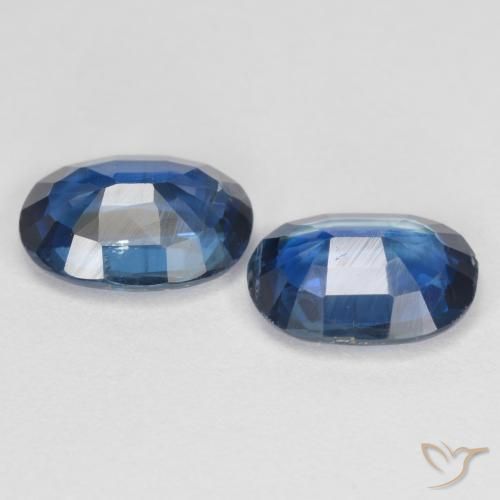 Pedras preciosas de Dianita Azul-marinho natural de 2.66 ct, Corte Oval, VS-SI